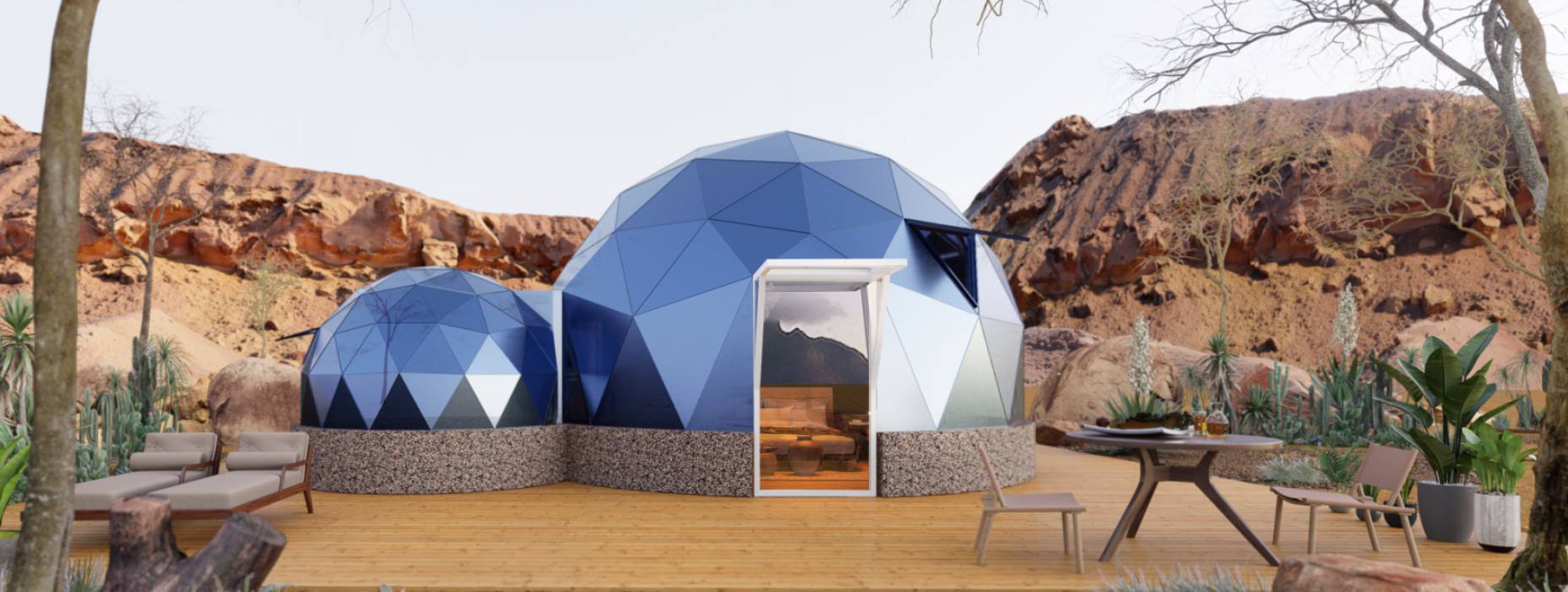 西和县球形智能光伏玻璃星空房